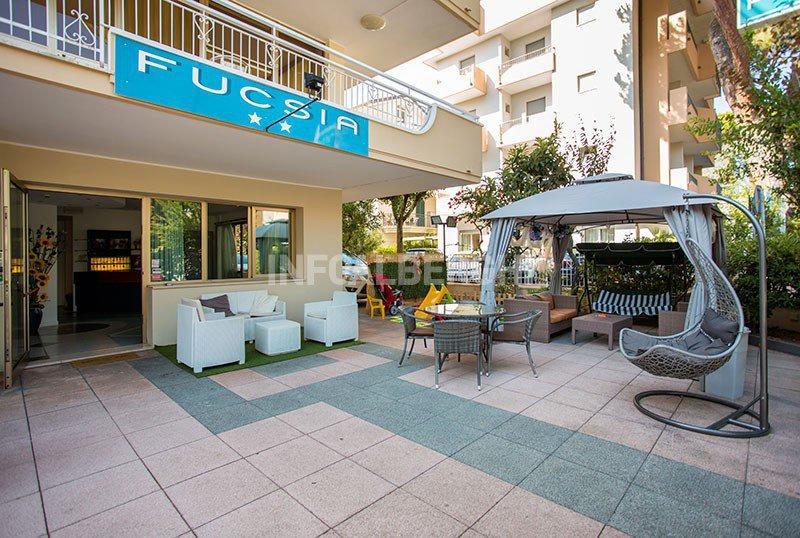 Hotel Fucsia Riccione Bagian luar foto